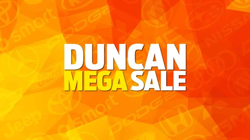 Duncan Mega Sale